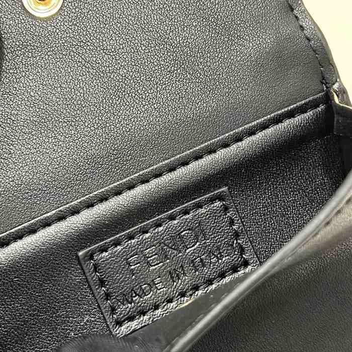 Card holder Fendi Black Size 8x2.5x10cm