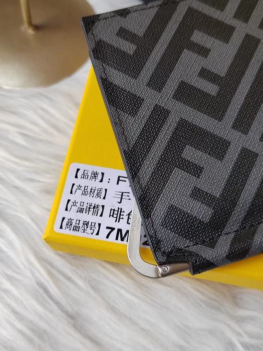 Card holder Fendi bi fold card holder Black