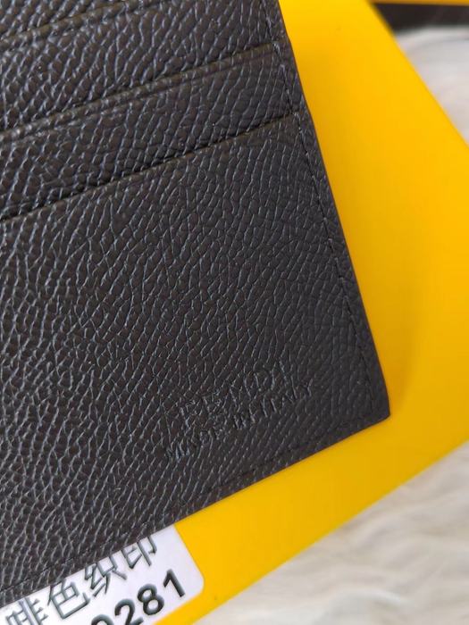 Card holder Fendi bi fold card holder Black