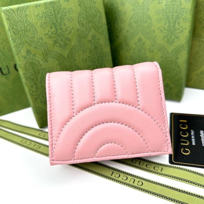 Card holder Gucci GG Marmont card holder White Size 11x9x3cm