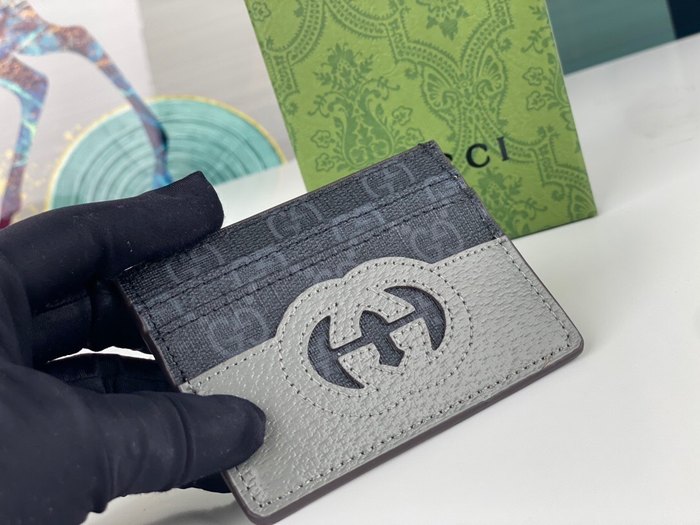 Card holder Gucci Grey Size 10x7cm
