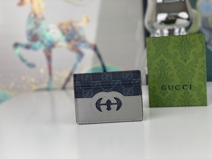 Card holder Gucci Grey Size 10x7cm