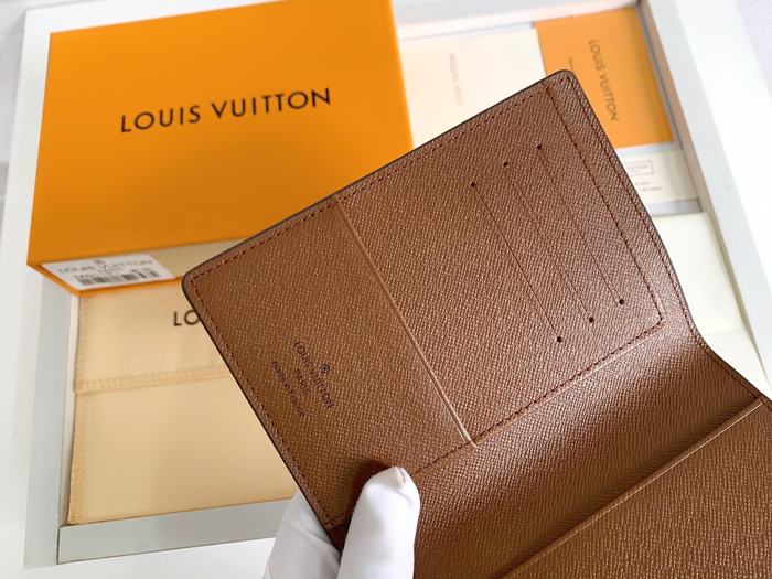 Card holder Louis Vuitton Brown Size 10x14cm
