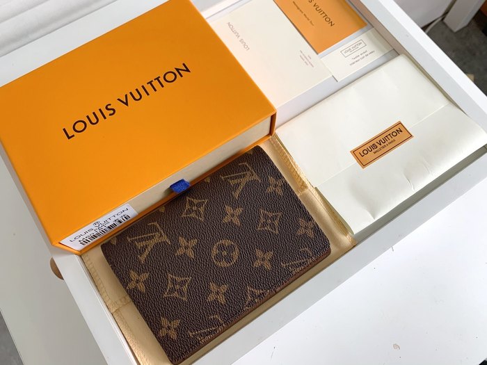 Card holder Louis Vuitton Brown Size 10x14cm