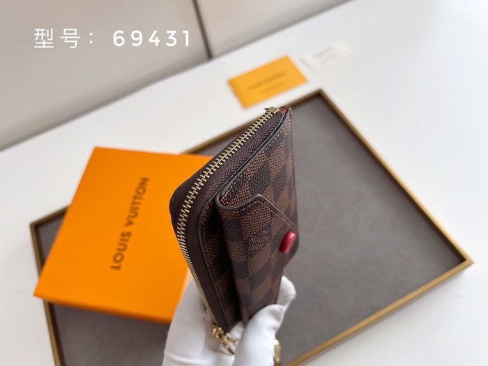 Card holder Louis Vuitton Damier Ebene Card Holder Brown Size 13x9.5x2.5cm