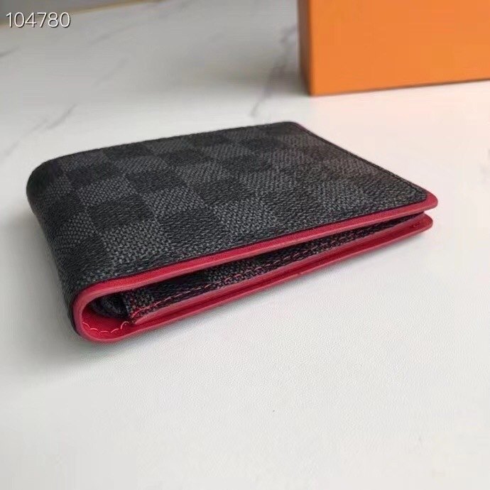 Card holder Louis Vuitton Damier Graphite Black Size 11x9cm