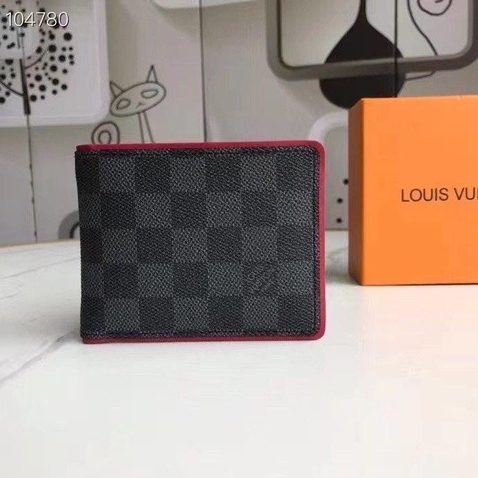 Card holder Louis Vuitton Damier Graphite Black Size 11x9cm
