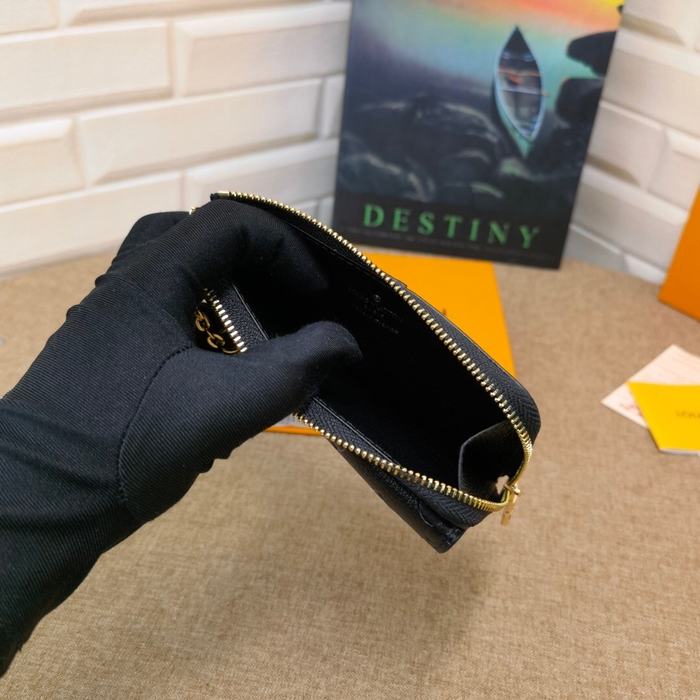 Card holder Louis Vuitton M69431 Monogram Embossed Black Size 13x9.5x2.5cm