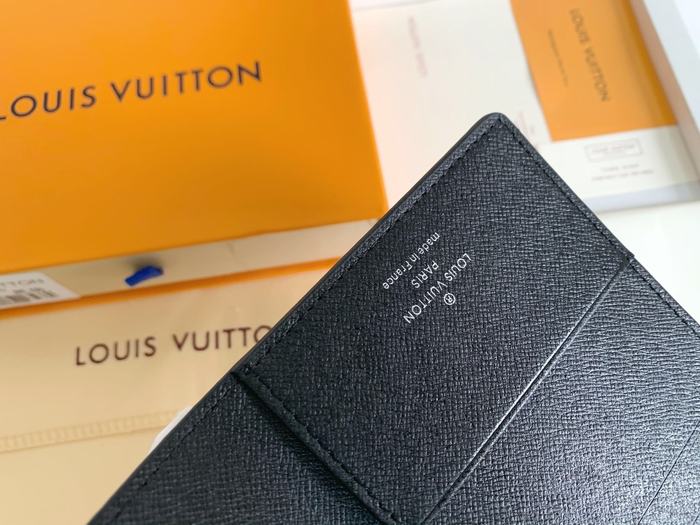 Card holder Louis Vuitton card holder Black Size 10x14cm