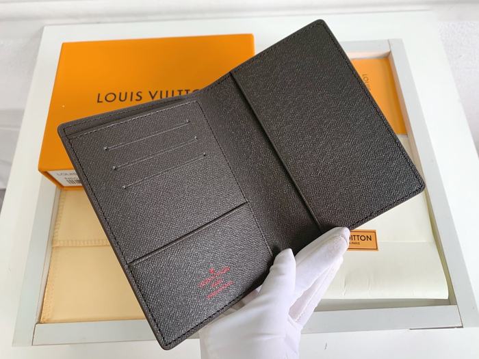 Card holder Louis Vuitton card holder Black Size 10x14cm