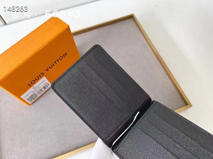 Card holder Louis Vuitton card holder Black Size 12x8cm