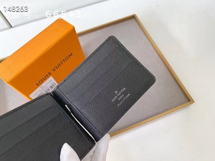 Card holder Louis Vuitton card holder Black Size 12x8cm