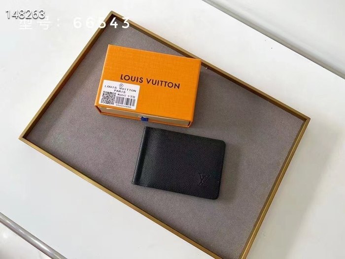 Card holder Louis Vuitton card holder Black Size 12x8cm