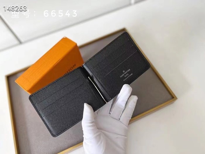 Card holder Louis Vuitton card holder Black Size 12x8cm