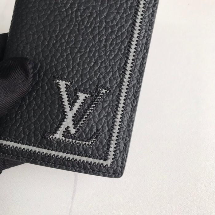 Card holder Louis Vuitton card holder Black Size 7.5x11cm