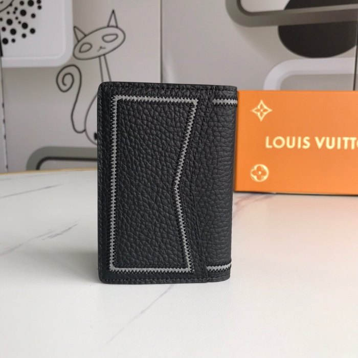 Card holder Louis Vuitton card holder Black Size 7.5x11cm