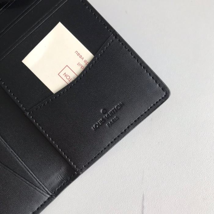 Card holder Louis Vuitton card holder Black Size 7.5x11cm