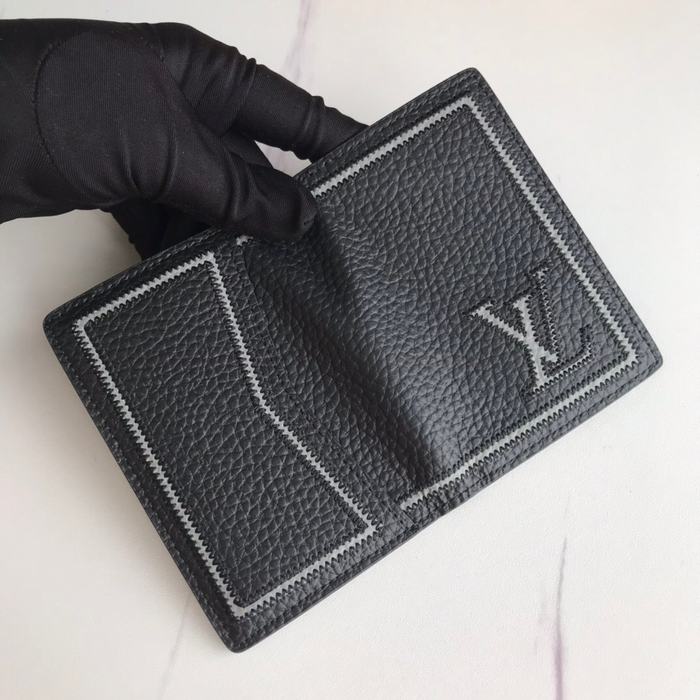 Card holder Louis Vuitton card holder Black Size 7.5x11cm