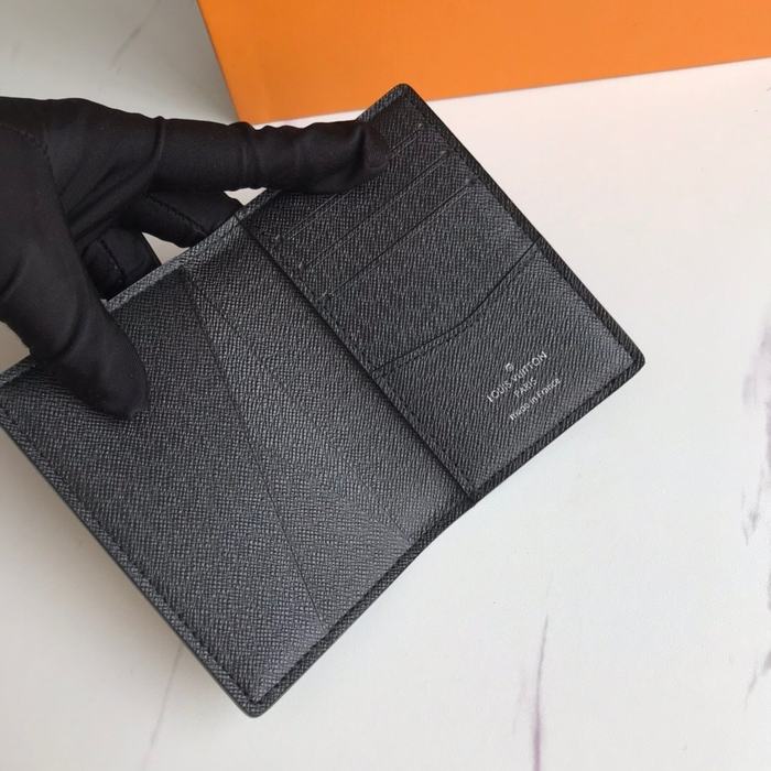 Card holder Louis Vuitton card holder Black Size 8x11x1cm