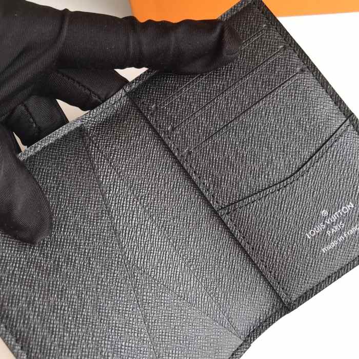Card holder Louis Vuitton card holder Black Size 8x11x1cm