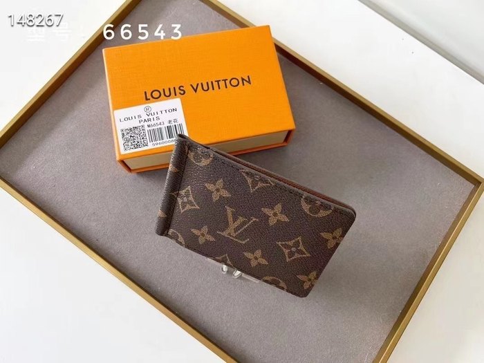 Card holder Louis Vuitton card holder Brown Size 12x8cm 001