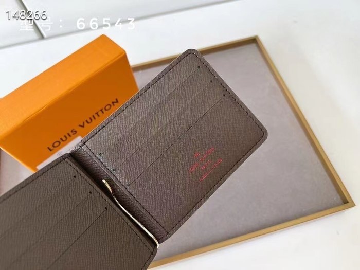 Card holder Louis Vuitton card holder Brown Size 12x8cm