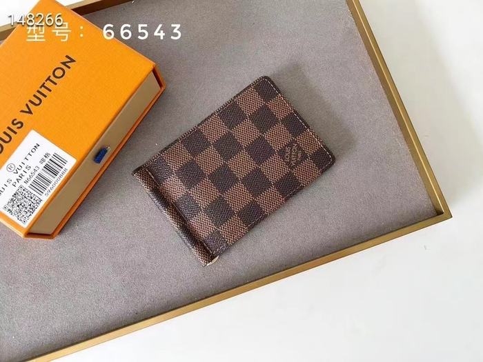 Card holder Louis Vuitton card holder Brown Size 12x8cm