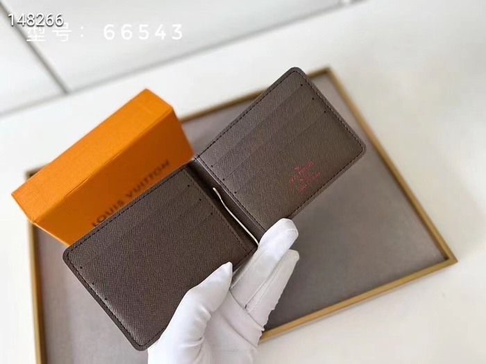 Card holder Louis Vuitton card holder Brown Size 12x8cm