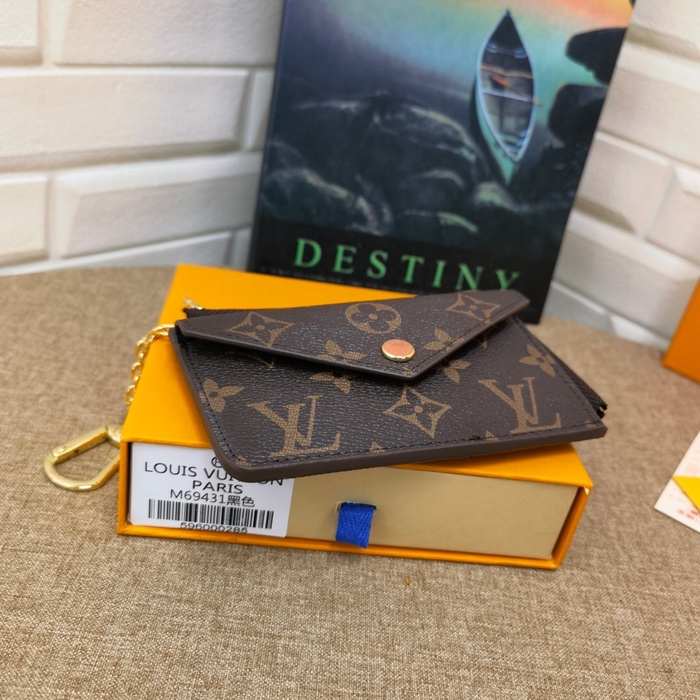 Card holder Louis Vuitton card holder Brown Size 13x9.5x2.5cm