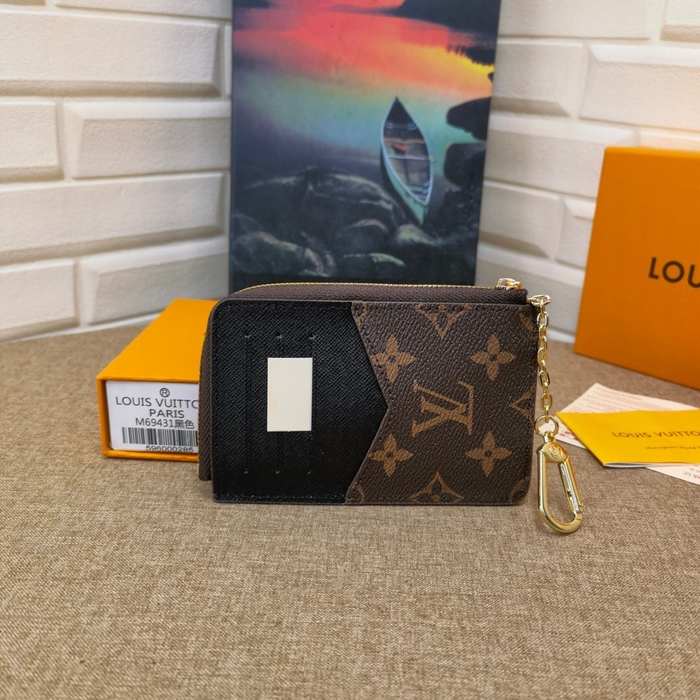 Card holder Louis Vuitton card holder Brown Size 13x9.5x2.5cm