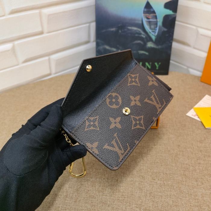 Card holder Louis Vuitton card holder Brown Size 13x9.5x2.5cm