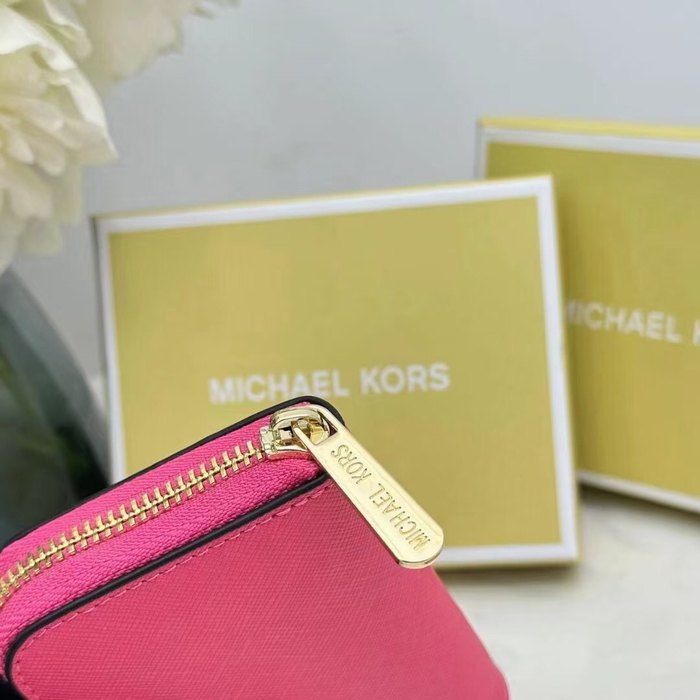Card holder Michael Kors zip around card holder Red