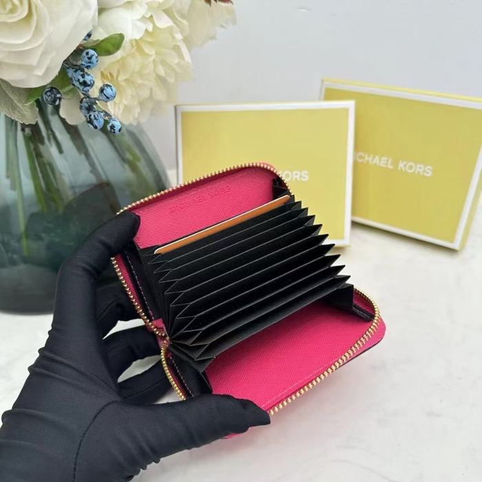 Card holder Michael Kors zip around card holder Red