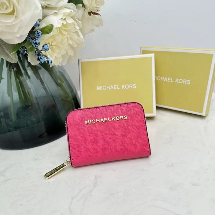 Card holder Michael Kors zip around card holder Red