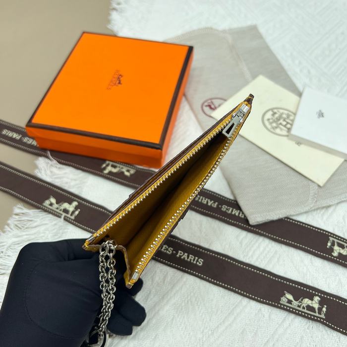 Card holder Tan Size 11.9x8.3cm