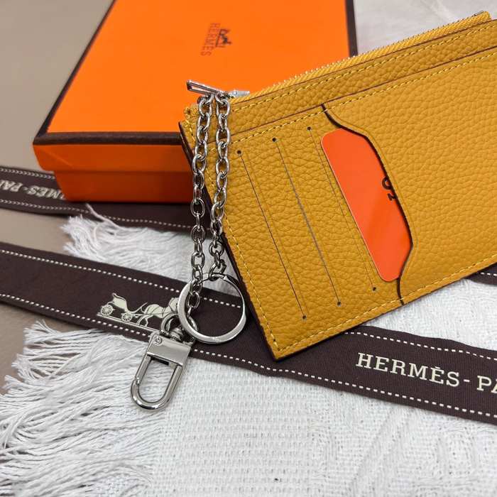 Card holder Tan Size 11.9x8.3cm