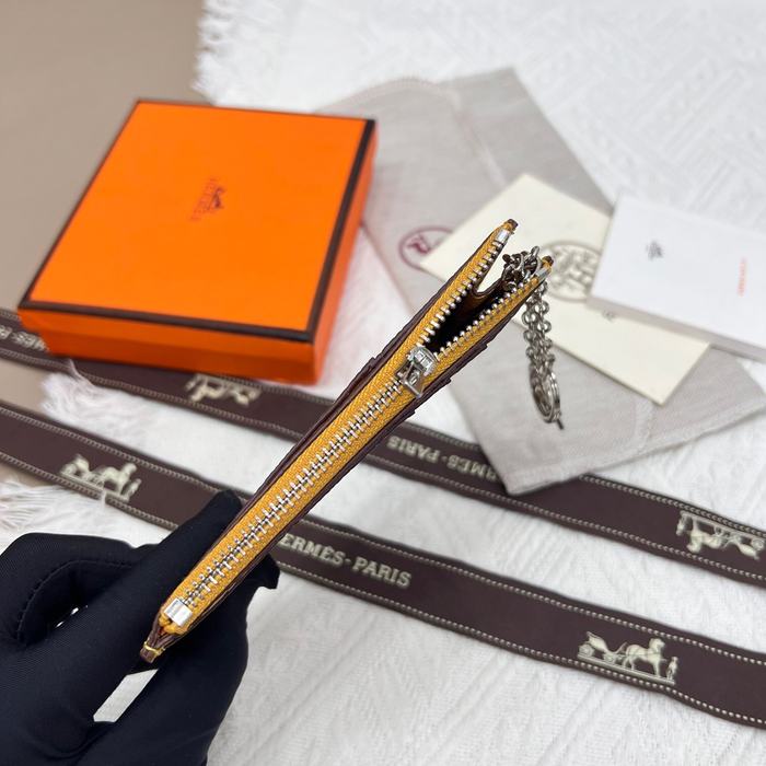 Card holder Tan Size 11.9x8.3cm