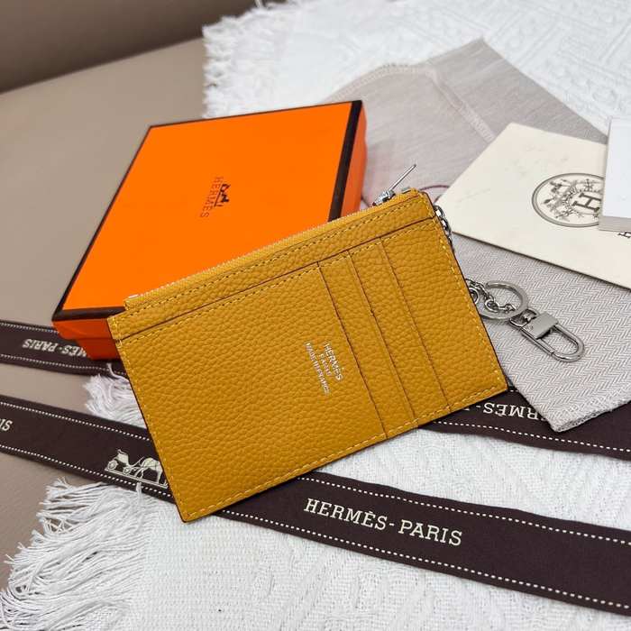 Card holder Tan Size 11.9x8.3cm