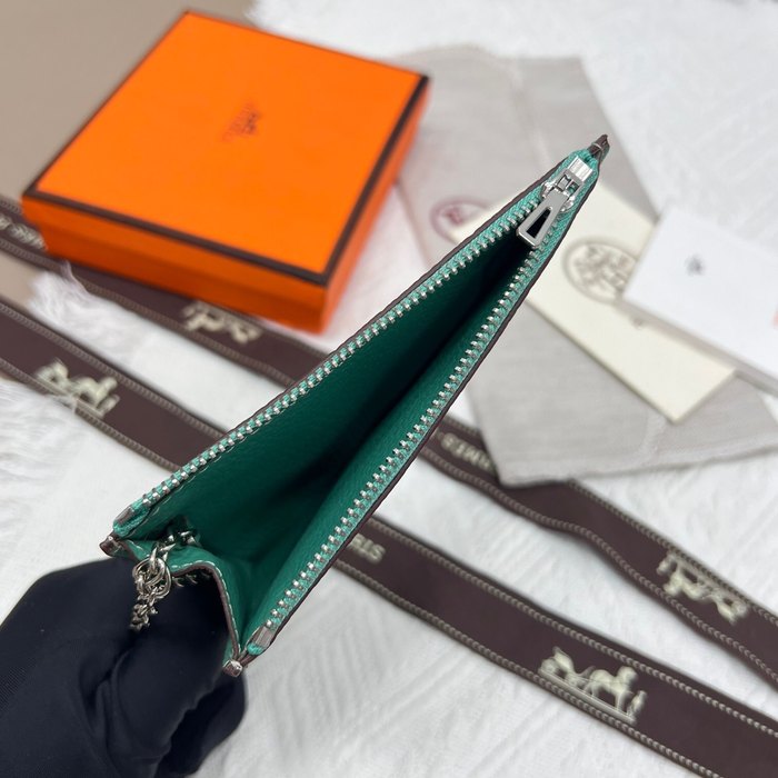 Card holder card holder Green Size 11.9x8.3cm