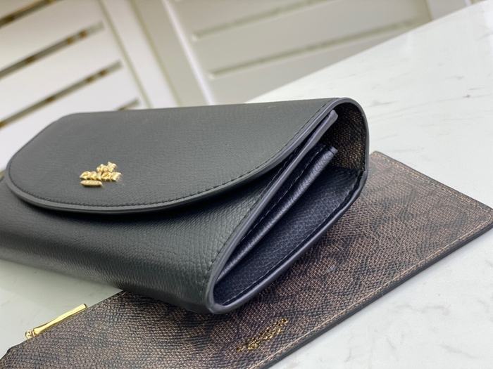 Clutch bag Coach multi card envelope wallet with coin pouch Black Size 20x10x4cm