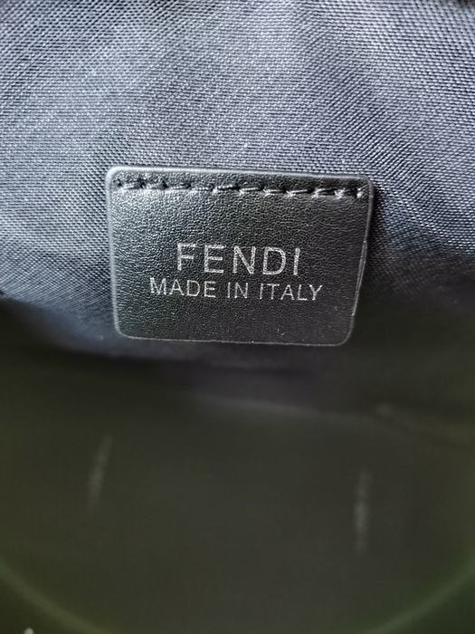 Clutch bag Fendi cosmetic pouch Grey Size 25x17x13cm