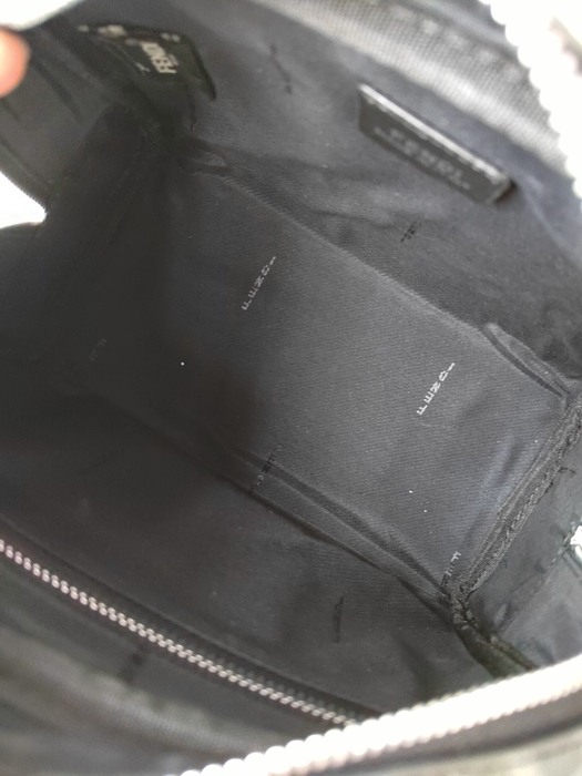 Clutch bag Fendi cosmetic pouch Grey Size 25x17x13cm