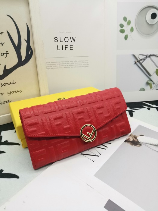 Clutch bag Fendi long clutch wallet Red