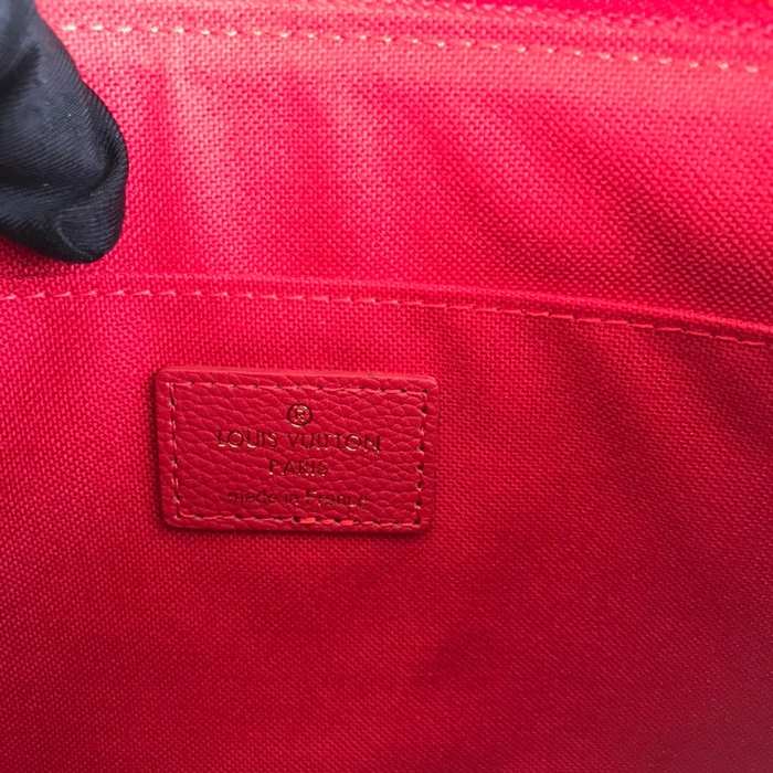 Clutch bag Louis Vuitton Monogram Empreinte Red Size 29.5x21