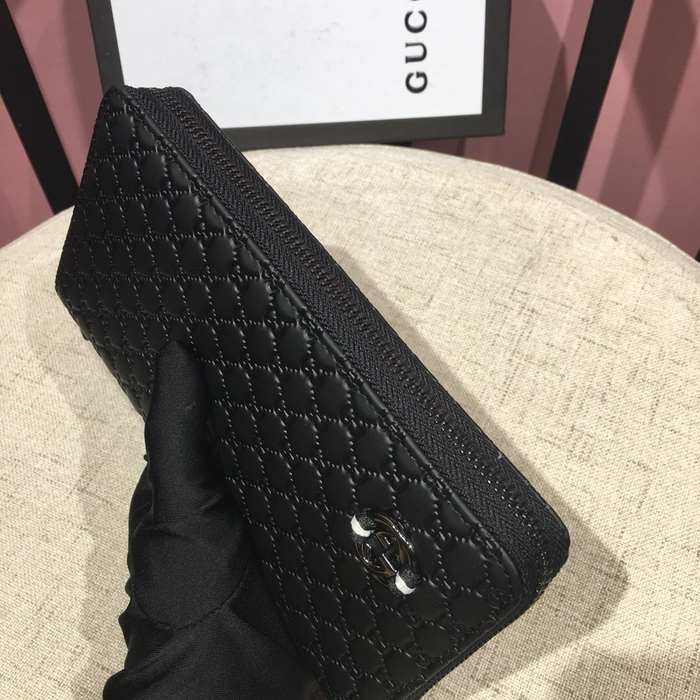 Clutch bag zip around wallet Black Size 19x10cm