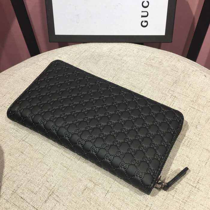 Clutch bag zip around wallet Black Size 19x10cm