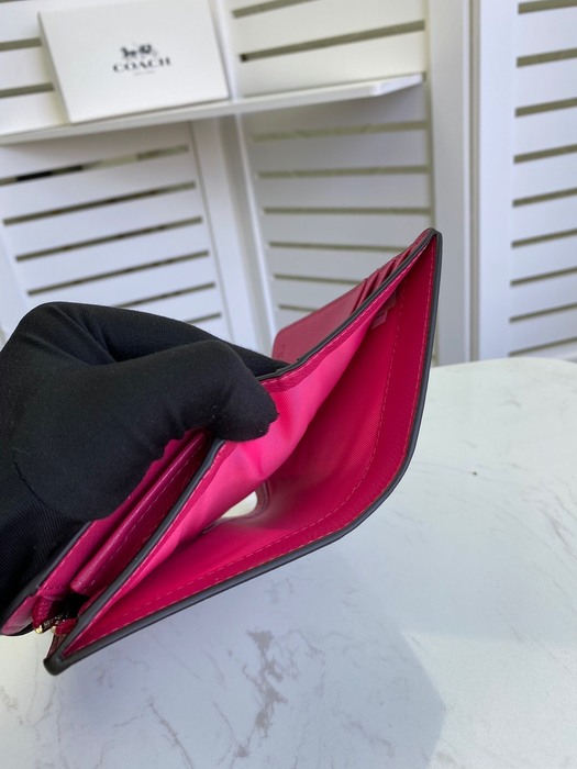 Men's wallet Coach women's wallet Brown Size 13.5x9x3cm