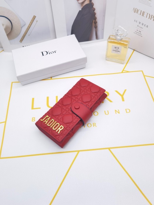 Men's wallet Dior JADIOR long wallet Red