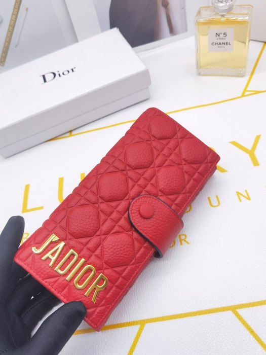 Men's wallet Dior JADIOR long wallet Red