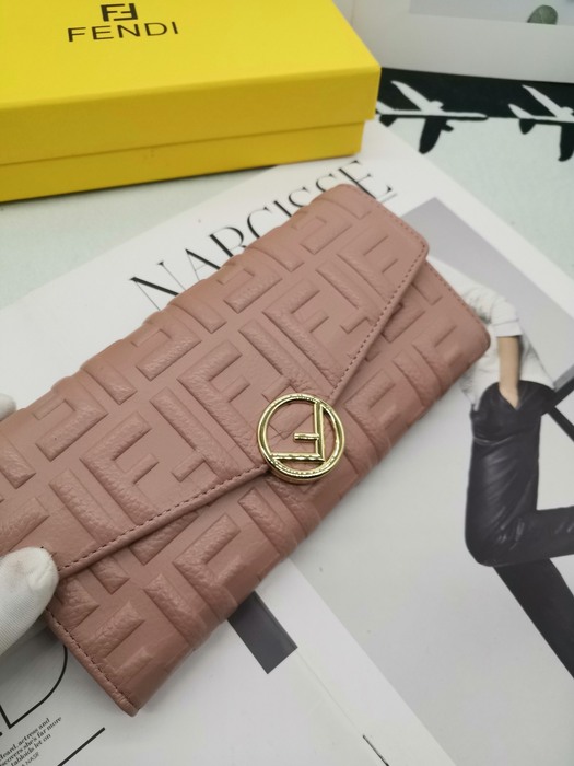 Men's wallet Fendi embossed logo flap wallet Beige